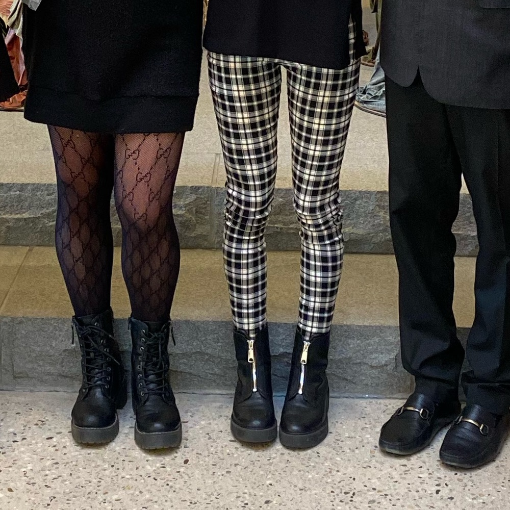 Zara plaid leggings